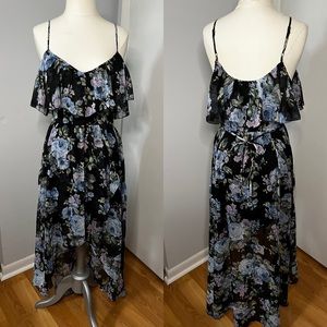 High-low floral dress. Size S